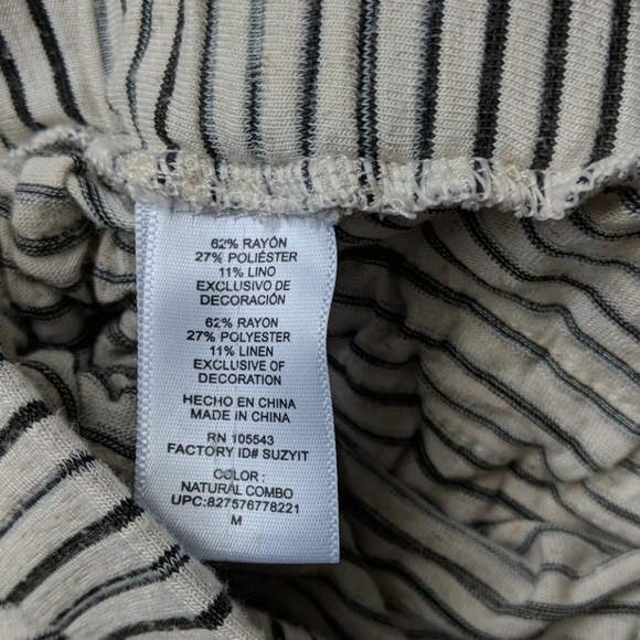 NWOT Derek Lam Soft Striped Shorts - Picture 6 of 6